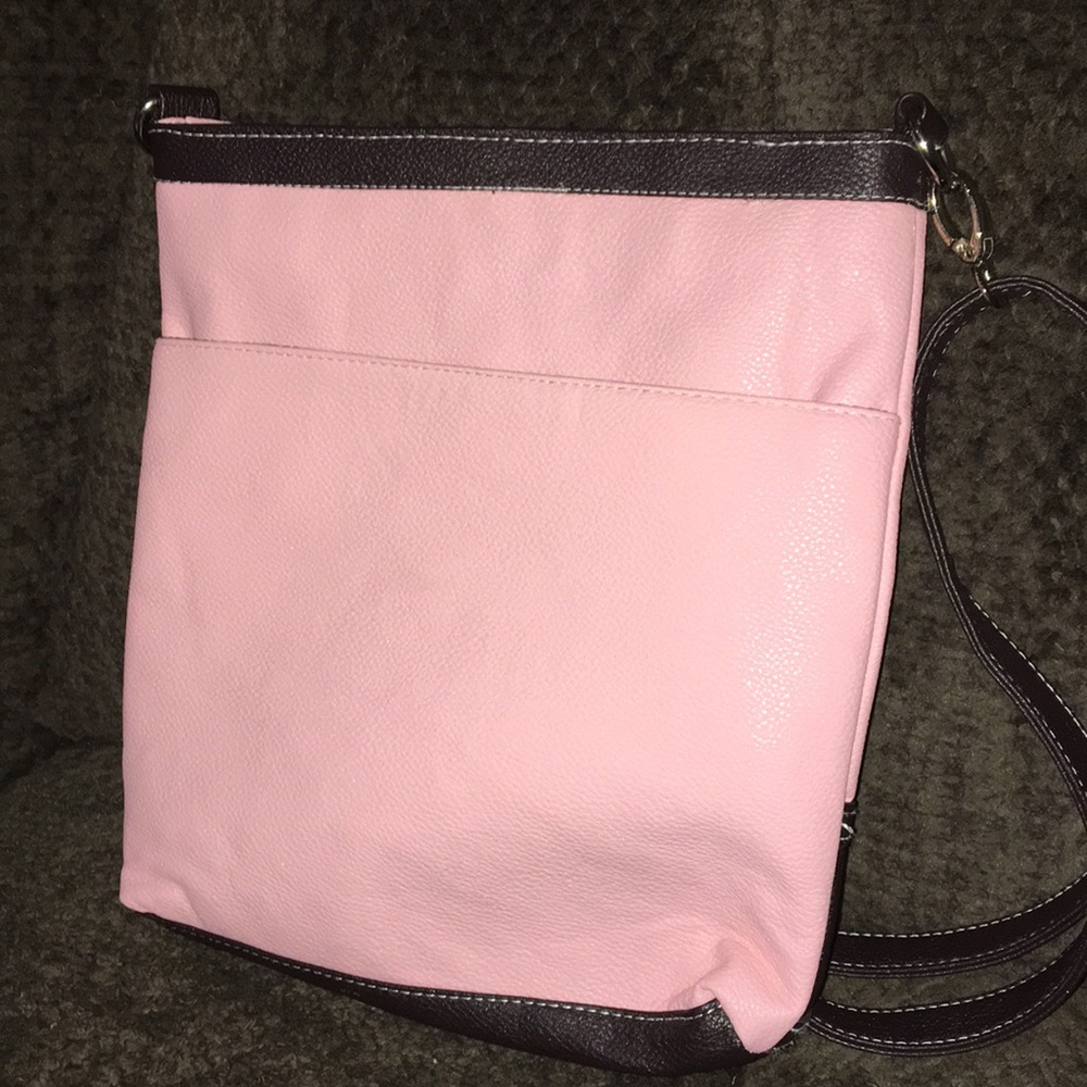 Pink purse with cross gem - Picture 2 of 3